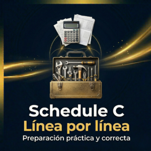 Schedule C Paso a Paso: Ingresos, Gastos y Errores Comunes