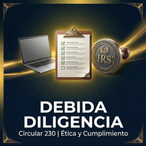 Debida Diligencia y Circular 230: Ética y Cumplimiento Profesional del Preparador