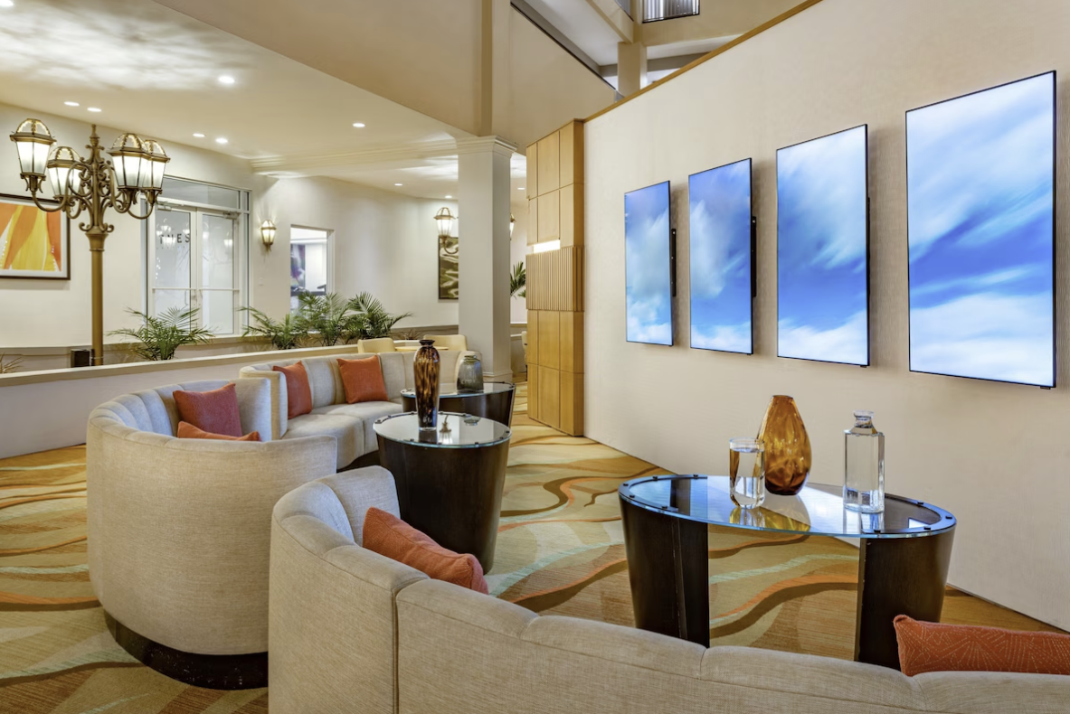 Área lounge del hotel