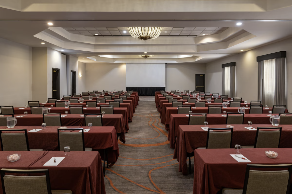 Salón de clases del evento
