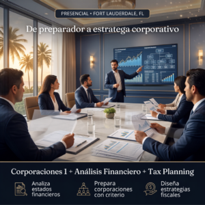 Corporaciones Nivel 1 + Análisis Financiero + Tax Planning