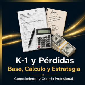 Basis, K-1 Y Pérdidas: ¿Se deducen o se suspenden?
